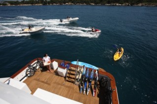 Motor yacht DAYDREAM -  Aft Deck and Toys